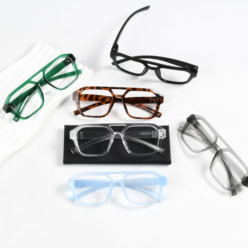 Vista 2 de Eyekepper Gafas de luz azul para hombre y mujer, paquete de 6 lentes Pilot