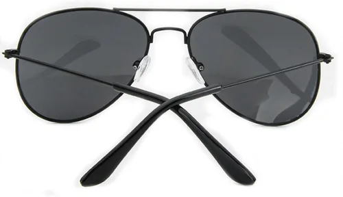 Vista 3 de Retro - Gafas de sol de aviador de metal para niños