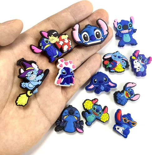 Vista 4 de 30 40 PCS Shoe Charms for Croc Shoes Charms Decoration, Cute Kawaii Cartoon Shoe Sandals Decorations for Birthday Parties, Theme Parties, Party