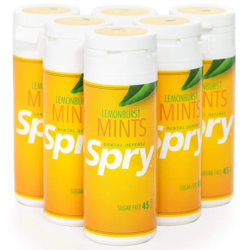 Vista 25 de Spry Xylitol Berry Blast - Caramelos sin azúcar, promueve la salud oral, aumenta la producción de saliva, detiene el mal aliento, sin OMG, sin