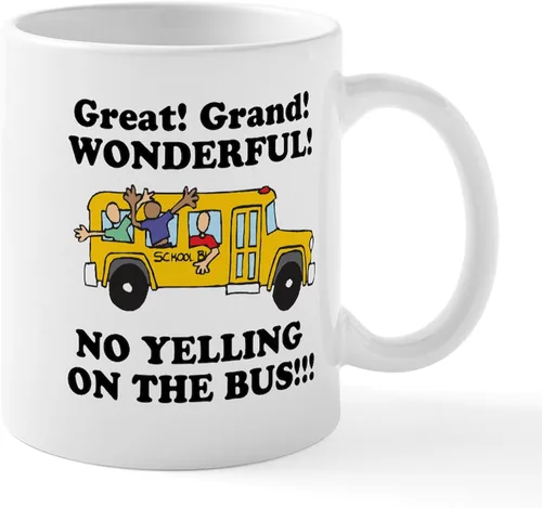 Vista 21 de CafePress Bus Driver Gift Idea Tazas Taza de café de cerámica de 11 oz (11.0 fl oz)