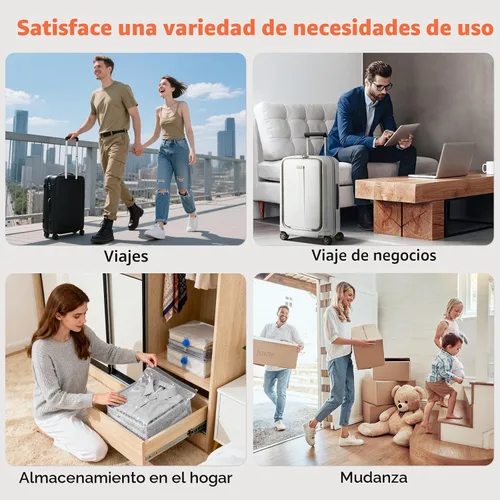 Vista 7 de Bolsas de vacío de viaje con bomba de recarga inalámbrica