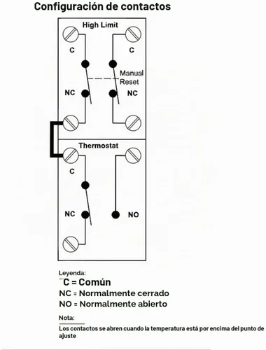 Vista 2 de Rheem Termostato eléctrico SP11698