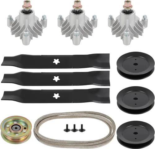 Vista 15 de SCITOO Kit de reconstrucción de cubierta, 42 piezas de cubierta de cortacésped compatible con Poulan Pro PP19A42 PB185A42 PB195H42LT PB20H42YT, 1