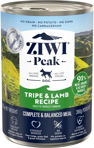 Vista 14 de ZIWI Peak - Comida enlatada para perros, completamente natural, alto contenido en proteínas, sin granos, con ingredientes limitados