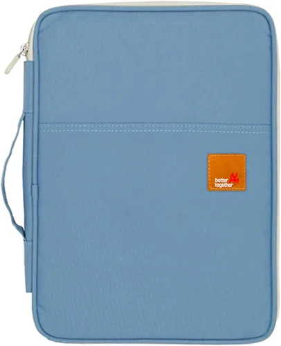 Vista 9 de Documento A4 Bolsa Estuche Impermeable Organizador Portafolio Oficina Viaje Cremallera Multi-Función Bolsa