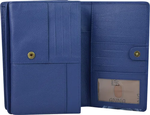 Vista 4 de Anna by Anuschka Womens Hand-Painted Genuine Leather Organizer Wallet On a String