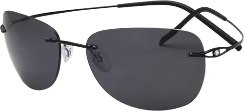 Vista 26 de Eyekepper Gafas de sol polarizadas con montura de titanio sin montura