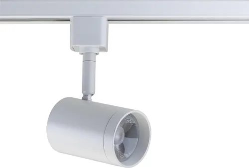 Vista 2 de Nuvo Lighting TH475 - Cabezal de pista de una luz de transición en Pwt, Nckl, B/S, acabado Slvr, 5.19 pulgadas