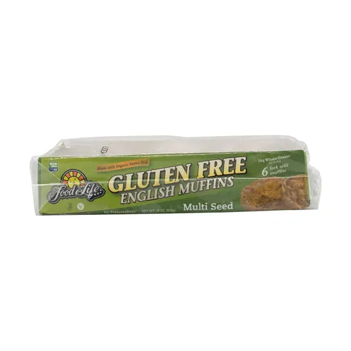 Vista 4 de Food For Life, English Muffins Multi Semillas Sin Gluten Orgánico, 18 onzas