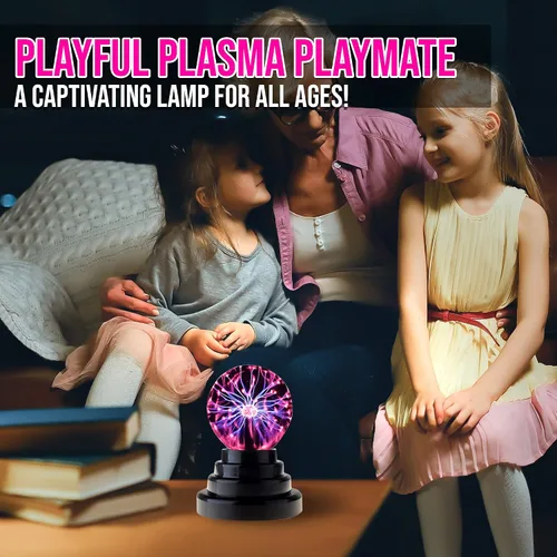 Vista 9 de Brewish Lámpara de Bola de Plasma de 3 Pulgadas Sensible al Tacto Esfera de Nebulosa Novedosa Globo Orbe Mágico Juguete Regalo para Niños, Hombres