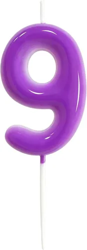 Vista 37 de Velas número 2 arcoíris con número 3D de feliz cumpleaños para decoración de fiesta de pastel de cumpleaños, suministros de celebración