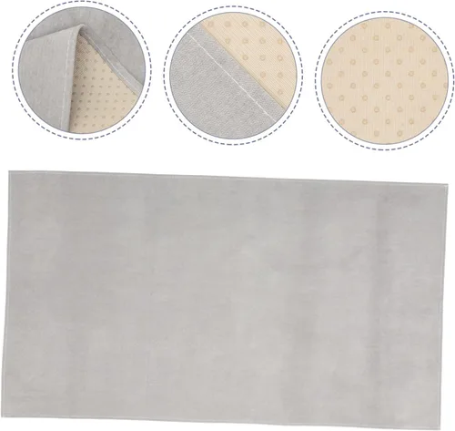 Vista 9 de Uonlytech Anti-Scratch Sofa Cover Wear-Resistant Couch Protector Mat Non-Slip Modern Minimalist Grey Sofa Pad for Four Seasons Washable and