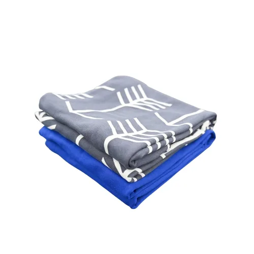 Vista 4 de Paquete de 2 fundas de lactancia para bebés, funda versátil para asiento de auto para recién nacido, flecha gris y azul
