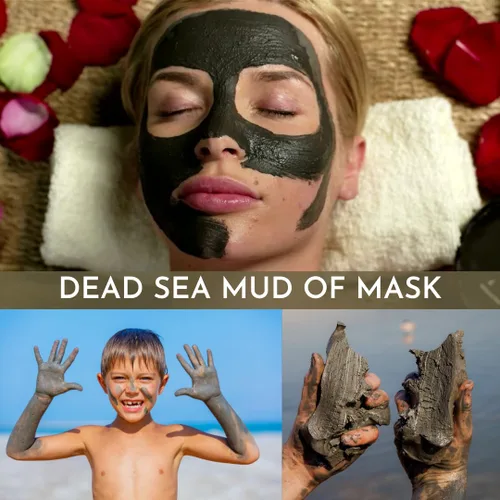 Vista 6 de Polvo de barro/arcilla del Mar Muerto 100% natural para antienvejecimiento y reafirmante de la piel, cremas, máscaras faciales, exfoliantes y jabón