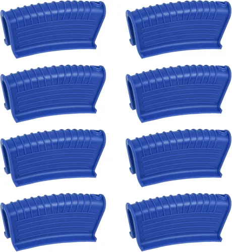Vista 10 de uxcell Soporte de silicona para mango de sartén caliente, 2 piezas, funda antideslizante resistente al calor para cocina, olla, sartenes, utensilios