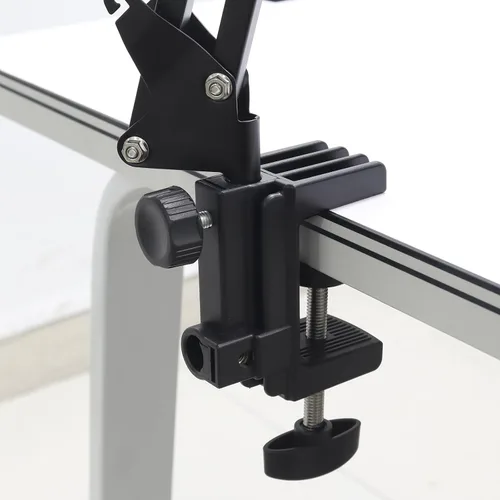 Vista 6 de Abrazadera de escritorio, soporte de plástico, soporte de base de abrazadera en C, abrazadera de montaje de mesa, soporte de montaje de luz clip