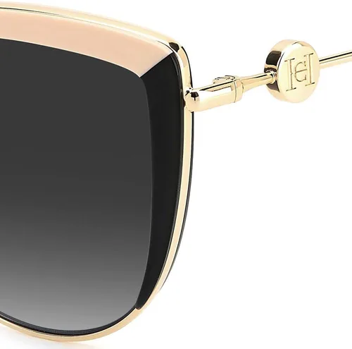 Vista 3 de Carolina Herrera HER 0112S Oro NegroGris Oscuro Sombra 5817145 Mujeres Gafas de sol
