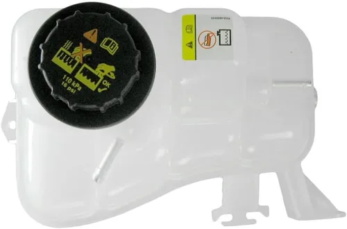 Vista 44 de TRQ Botella de desbordamiento del tanque de expansión del depósito de refrigerante del radiador compatible con Ram ProMaster City CH3014192 2015-2022