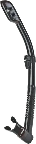 Vista 10 de Cressi Adult Diving Dry Snorkel with Splash Guard and Top Valve - Supernova Dry: Designed in Italy
