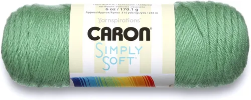 Vista 23 de Caron Simply Soft Paints Hilo (4) Grosor Mediano Worsted 100% Acrílico - 5oz - Oceana - Lavado y Secado a Máquina