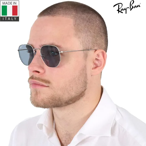 Vista 74 de Ray-Ban RB3548N Lentes planas hexagonales, gafas de sol cuadradas y redondas con kit oficial de gafas