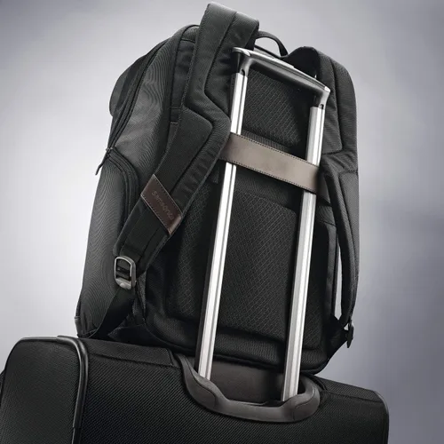 Vista 6 de Samsonite Mochila de negocios Kombi, Negro/Marrón, Mochila de negocios Kombi