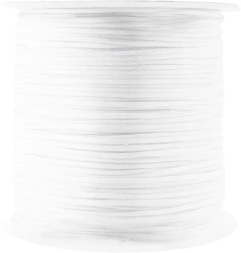 Vista 54 de Mandala Crafts Cordón de satén de cola de rattail de 0.02 in para nudos chinos de macramé