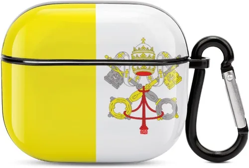 Vista 11 de Funda protectora con Bluetooth de cuerpo completo de la bandera rumana para AirPods 3, funda con llavero impreso completo