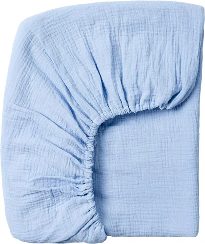 Vista 16 de Meracorallo Sábana bajera de muselina para cuna, 100% algodón, 28 x 52 pulgadas, suave y transpirable, para colchones estándar de cuna y niños