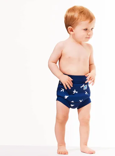 Vista 6 de Splash About Happy Nappy - Pañal de natación, 12 a 24 meses, pájaros blancos