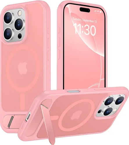 Vista 186 de Funda para iPhone 11 con compatibilidad magnética, [Soporte invisible incorporado][Compatible con MagSafe]