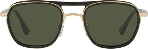 Vista 2 de Persol PO2484S - Gafas de sol cuadradas, Dorado, negro, verde