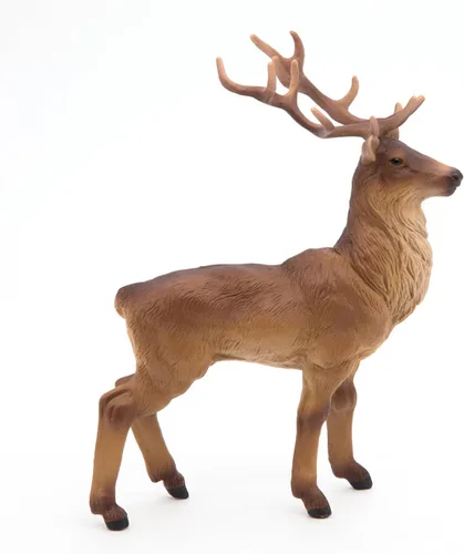 Vista 4 de Papo -Pintado a mano - Figura -Wild Animal Kingdom - Ciervo -53008 -Coleccionable - para Niños - Adecuado para niños y niñas- a partir de 3 años