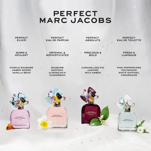 Vista 9 de Marc Jacobs Perfect Eau de Parfum – Floral Women's Perfume – With Notes of Rhubarb, Daffodil