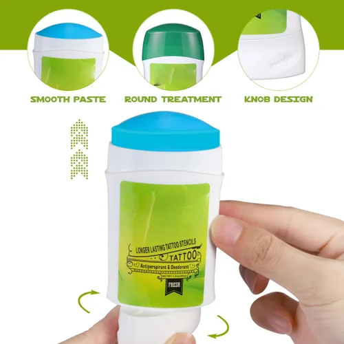 Vista 7 de Gel de transferencia de tatuajes, gel de transferencia de tatuajes, gel de crema para tatuaje, desodorante de tatuaje antitranspirante, suministros