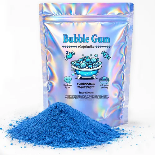 Vista 15 de Bomba de baño brillante de cereza negra en una bolsa - Bombas de baño perfumadas hechas a mano para mujeres, niños y hombres - Bombas de baño