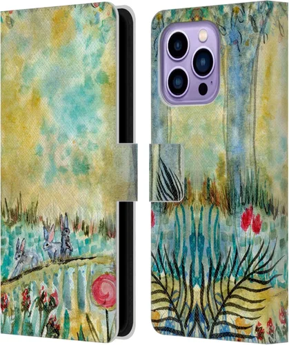 Vista 12 de Head Case Designs Officially Licensed Wyanne Half Light Nature 2 Leather Wallet Case Compatible with Apple iPhone 14 Pro Max