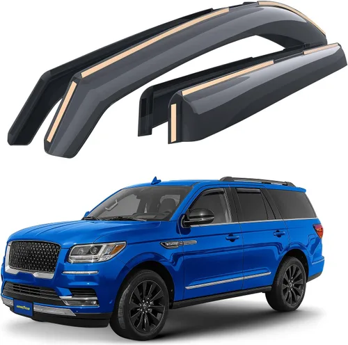 Vista 11 de Goodyear - Deflectores de ventana de canal inastillables para Toyota Camry 2025-2026 Sedan, protectores para la lluvia, viseras para la ventana