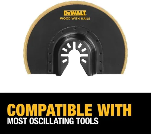 Vista 3 de DEWALT Dwa4213, hoja oscilante de titanio para corte al ras