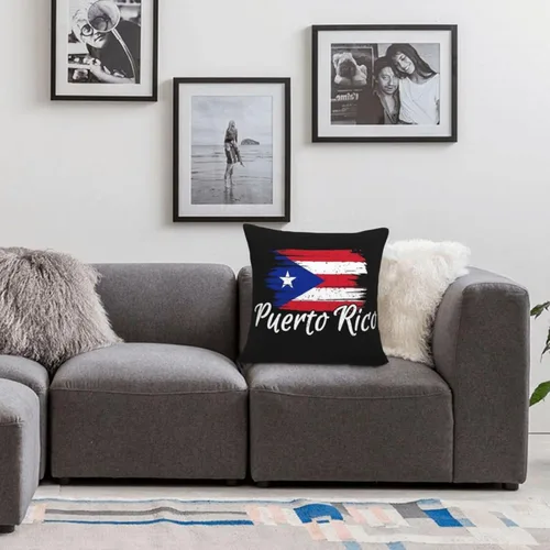 Vista 8 de ASYG Funda de cojín de Puerto Rico de 18 x 18 pulgadas, diseño de doble cara Puerto Rico 05