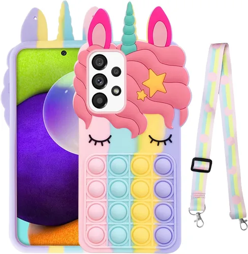 Vista 11 de Nancheng Rainbow - Funda para Samsung Galaxy A05 Galaxy A05-Rainbow