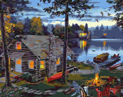 Vista 17 de Ledgebay Pintura por números, para adultos, de principiantes a avanzados, divertidos proyectos de arte y manualidades, Rompecabezas de huerta, 16 x