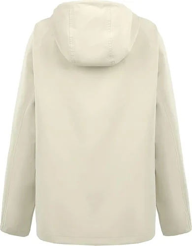 Vista 2 de Orolay Chubasqueros ligeros para mujer, impermeables, para exteriores, con capucha, cortavientos para senderismo, viajes