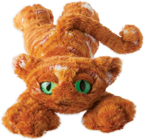 Vista 8 de Manhattan Toy Lanky Cats Mochi - Gato rosa de peluche, tamaño grande