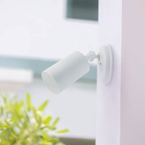 Vista 10 de NICOR Iluminación 50W blanco solo cilindro ajustable seguridad luz de inundación (11512)