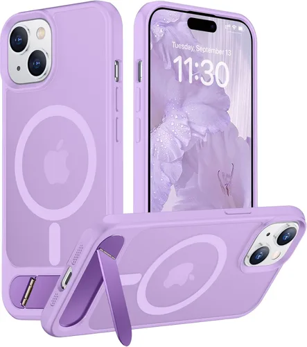 Vista 15 de Funda para iPhone 11 con compatibilidad magnética, [Soporte invisible incorporado][Compatible con MagSafe]