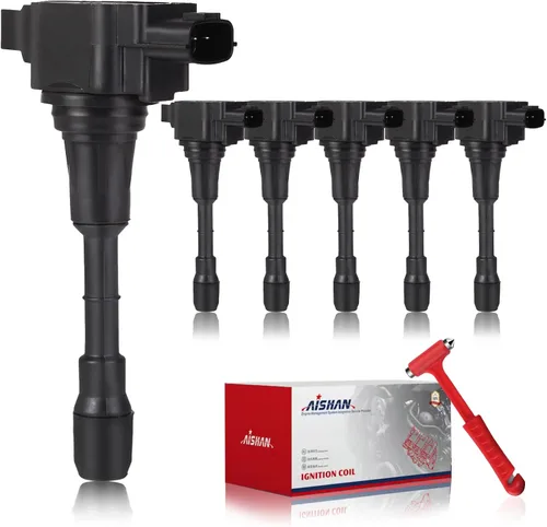 Vista 8 de Juego de 4 bobinas de encendido compatibles con Honda Accord 2003-2007, Civic 2002-2011, CRV 2002-2009, Element 2003-2011, Acura RSX 2002-2006 y más