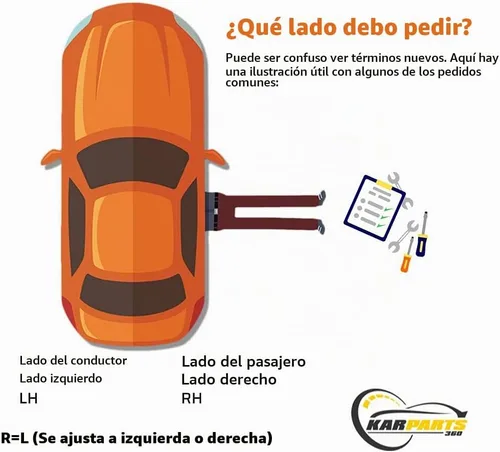 Vista 5 de CarLights360 - Conjunto de luz de marcador lateral para Chevy Traverse 2009 2010 2011 2012 lado del conductor y del pasajero Par Certificado DOT