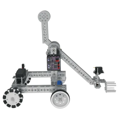 Vista 6 de Pitsco Education TETRIX MAX - Canal en C de aluminio de 16.378 in con patrón de orificios repetitivos de 0.63 pulgadas, elementos de construcción